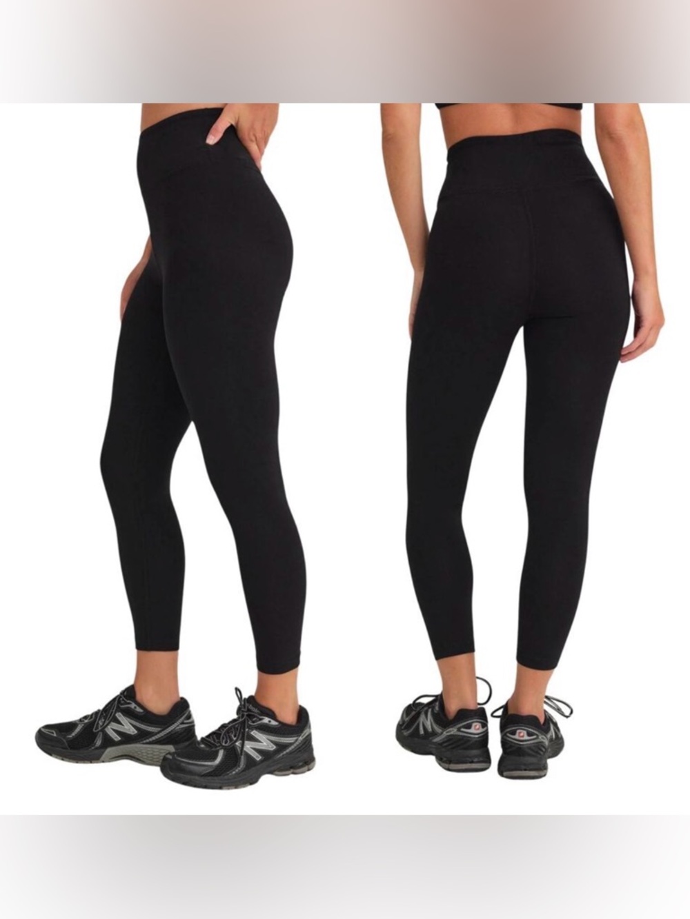 MATE the Label Black High-Rise Leggings